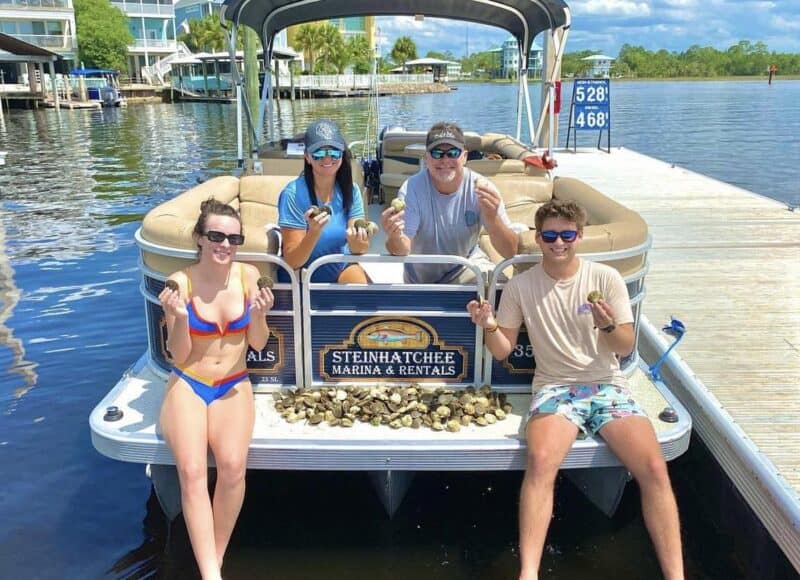 Scalloping Steinhatchee Marina at Deadman Bay